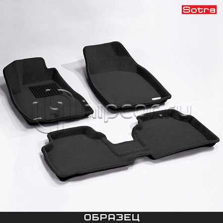 Коврики салона текст.BMW 5** F10 2013-> RWD restyling LINER 3D Lux с бортиком черные
