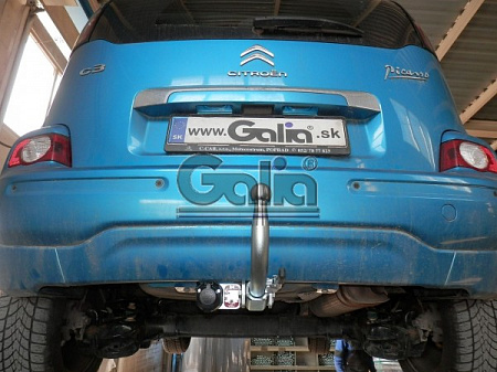 Фаркоп оцинкованный Galia C059A для Citroen C3 Picasso 2009-2017
