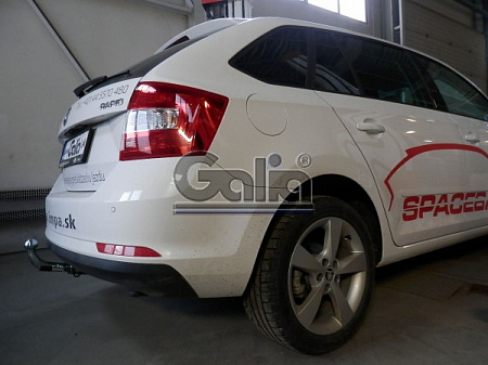 Фаркоп оцинкованный Galia S104C для Skoda Rapid лифтбек/универсал 2013-, SEAT Toledo седан 2013-