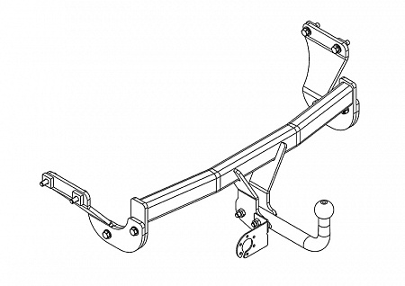 Фаркоп AvtoS HY 31 для Hyundai i40 2012-