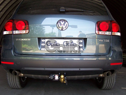 Фаркоп оцинкованный Galia V052C для Audi Q7 2006-2015, Porsche Cayenne 2002-2010, 2010-, Volkswagen Touareg 2002-2010, 2010-