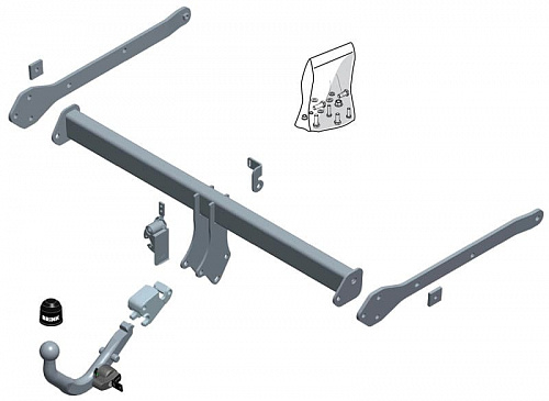 Фаркоп Brink (Thule) 604300 для MAZDA CX-3 15-