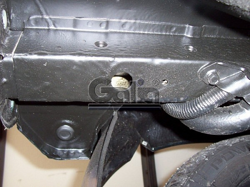 Фаркоп оцинкованный Galia H055A для Hyundai Getz 2003-2005