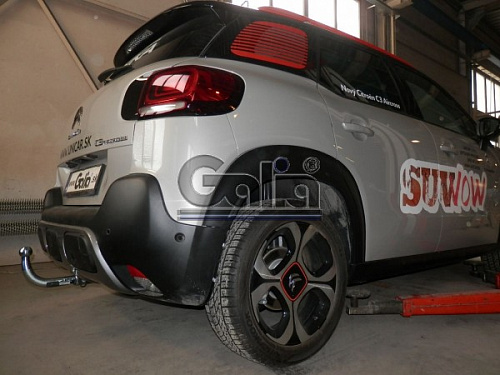 Фаркоп оцинкованный Galia C073C для Citroen C3 Aircross 2018-