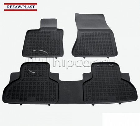 Коврики салона BMW X5 F15 2013-> с бортиками полиуретановые (3 части)