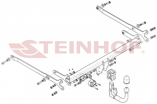Фаркоп Steinhof M-064 для Mazda CX-30 2019-