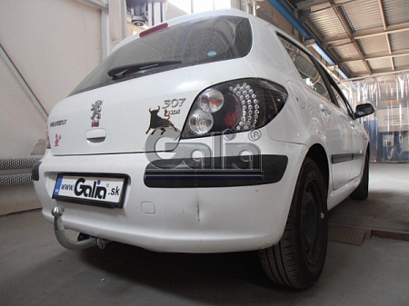Фаркоп оцинкованный Galia C038A для Citroen C4 седан/хетчбек 2004-2010, 2010-, Peugeot 307, 308 хетчбек 3/5 дверей 2001-2007, 2007-2012
