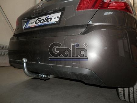 Фаркоп оцинкованный Galia C068C для Citroen C4 Picasso, C4 Grand Picasso 2013-, Peugeot 308 хетчбек, универсал 2013-