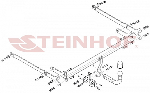 Фаркоп Steinhof M-063 для Mazda CX-30 2019-
