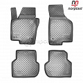 Коврики салона VW Jetta 2011-> с бортиками полиуретановые черные