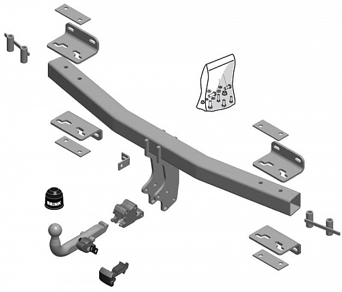 Фаркоп Brink (Thule) 606400 для AUDI Q7 15-