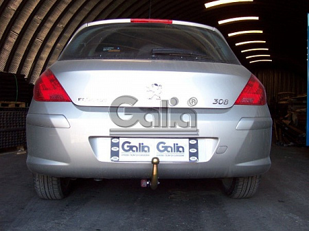Фаркоп оцинкованный Galia C038C для Citroen C4 2004-2010, 2010-, Peugeot 307 2001-2007, Peugeot 308 2007-2012
