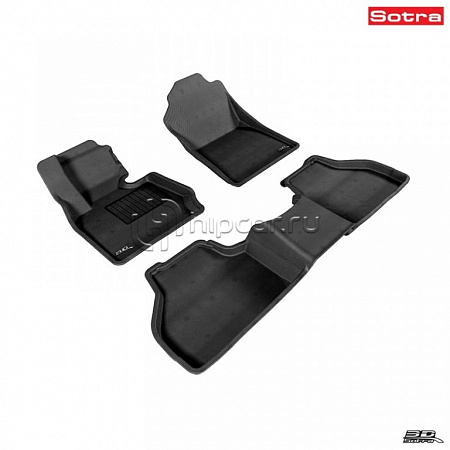 Коврики салона текст.BMW X3 F25 2011->/X4 F26 2014-> LINER 3D Lux с бортиком черные