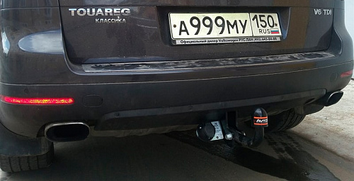 Фаркоп AvtoS VW 20 для VOLKSWAGEN Touareg 2002-2010