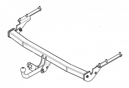Фаркоп AvtoS TY 23 для Toyota RAV4 2009-2013