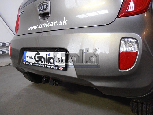 Фаркоп оцинкованный Galia K036A для Kia Picanto 2011-