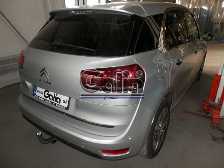 Фаркоп оцинкованный Galia C068C для Citroen C4 Picasso, C4 Grand Picasso 2013-, Peugeot 308 хетчбек, универсал 2013-
