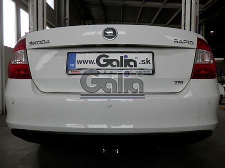 Фаркоп оцинкованный Galia S104C для Skoda Rapid лифтбек/универсал 2013-, SEAT Toledo седан 2013-