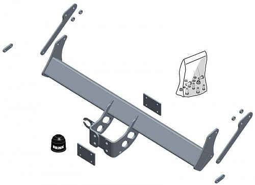 Фаркоп Brink (Thule) 608300 для TOYOTA HILUX 15-