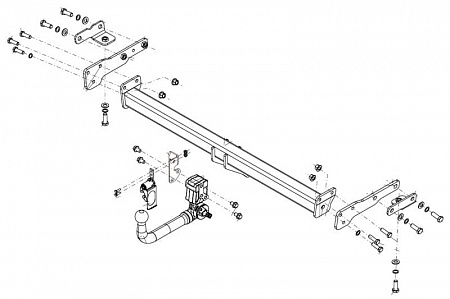 Фаркоп Brink (Thule) 630000 для FORD EDGE 16-
