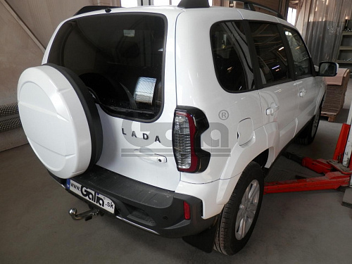 Фаркоп оцинкованный Galia L028C для Lada Niva Travel 2021-, Chevrolet Niva 2123 2008-2020, Lada Niva 2020-2021