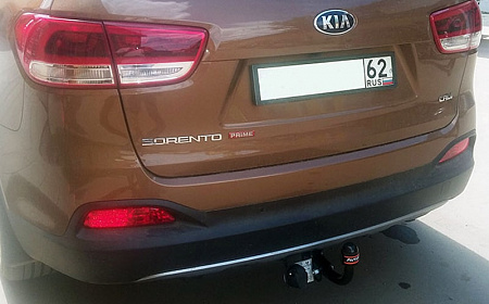 Фаркоп AvtoS KI 31 для Kia SORENTO 2014-