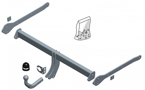 Фаркоп Brink (Thule) 604200 для MAZDA CX-3 15-