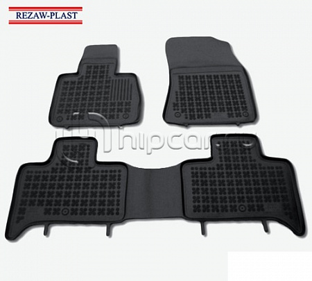 Коврики салона BMW X5 E53 2000-2006 с бортиками полиуретановые (3 части)
