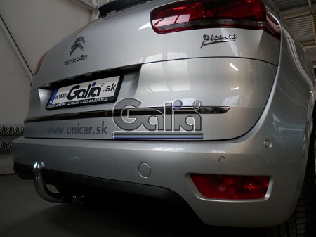 Фаркоп оцинкованный Galia C068C для Citroen C4 Picasso, C4 Grand Picasso 2013-, Peugeot 308 хетчбек, универсал 2013-