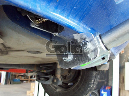 Фаркоп оцинкованный Galia S081A для Skoda Fabia хетчбек 2000-2007, 2007-2014