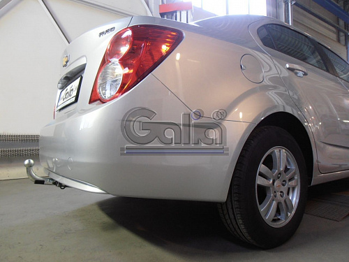 Фаркоп оцинкованный Galia C063C для Chevrolet Aveo седан 2012-