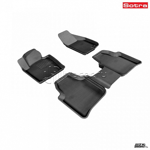 Коврики салона текст.Skoda Superb II 2008-2015 LINER 3D Lux с бортиком черные