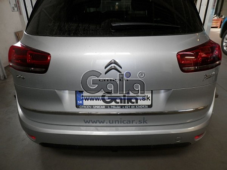 Фаркоп оцинкованный Galia C068C для Citroen C4 Picasso, C4 Grand Picasso 2013-, Peugeot 308 хетчбек, универсал 2013-