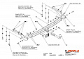 Фаркоп IMIOLA T.027 Toyota RAV4 2005-2013