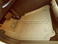 Коврики салона BMW 7** F01 2009-2012 pre-facelift бежевые (4 части)