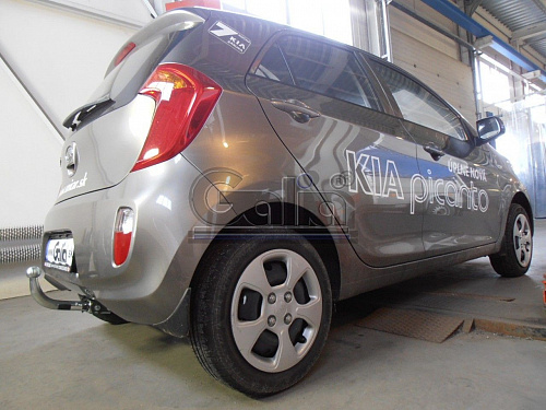 Фаркоп оцинкованный Galia K036A для Kia Picanto 2011-