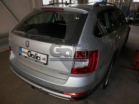 Фаркоп оцинкованный Galia S105C для Skoda Octavia седан/универсал 2013-