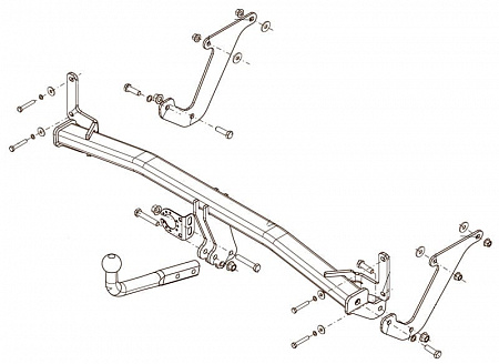 Фаркоп Brink (Thule) 626100 для PEUGEOT 3008 16-