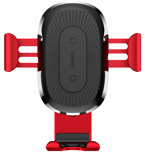 Baseus Wireless Charger Gravity Car Mount red