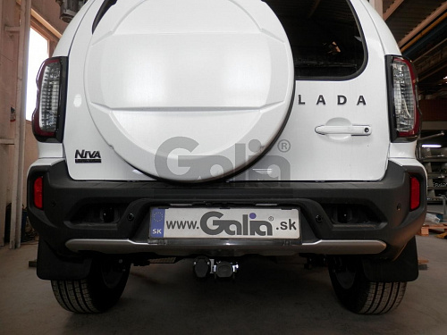 Фаркоп оцинкованный Galia L028A для Lada Niva Travel 2021-, Chevrolet Niva 2123 2008-2020, Lada Niva 2020-2021