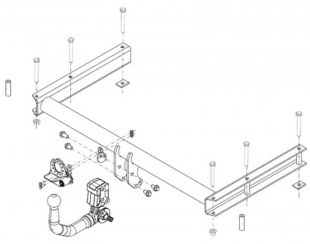 Фаркоп Brink (Thule) 618900 для Audi A4 (2007 - 2015)