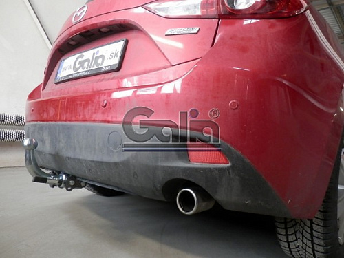 Фаркоп оцинкованный Galia M132A для Mazda 3 хетчбек 2014-