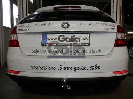 Фаркоп оцинкованный Galia S104C для Skoda Rapid лифтбек/универсал 2013-, SEAT Toledo седан 2013-