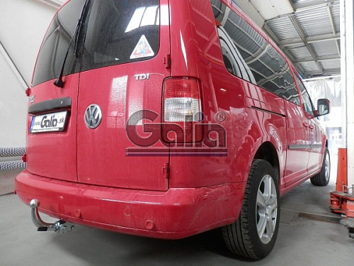 Фаркоп оцинкованный Galia V067C для Volkswagen Caddy 2004-
