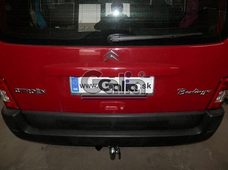 Фаркоп оцинкованный Galia C043A для Citroen Berlingo I 1996-2008, Berlingo First 2008-, Peugeot Partner I 1996-2008, Partner Origin 2008-