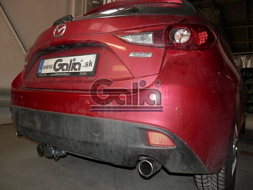 Фаркоп оцинкованный Galia M132A для Mazda 3 хетчбек 2014-