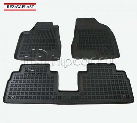 Коврики салона Lexus RX II 2005-2009 с бортиками полиуретановые (3 части)