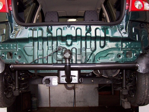 Фаркоп оцинкованный Galia H055A для Hyundai Getz 2003-2005