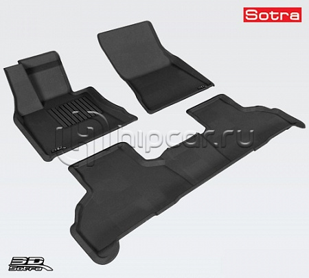 Коврики салона текст.BMW X5 F15 2013-> LINER 3D Lux с бортиком черные