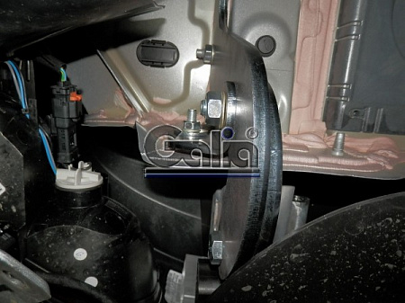 Фаркоп оцинкованный Galia C068A для Citroen C4 Picasso, C4 Grand Picasso 2013-, Peugeot 308 хетчбек, универсал 2013-